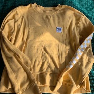 Vans Yellow Sweatshirt | Size L